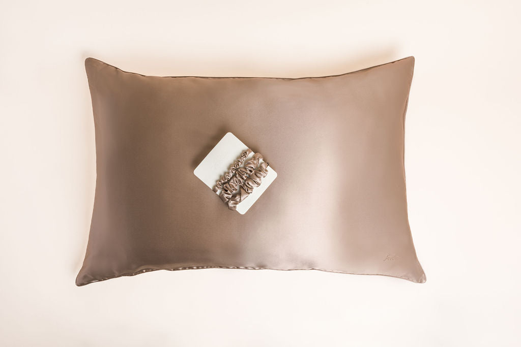 No.25 Anti-Frizz & Crease Defence Pillowcase & Anti-Breakage Ties Duo