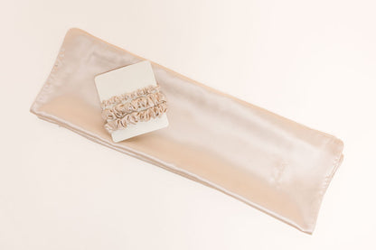 No.25 Anti-Frizz & Crease Defence Pillowcase & Anti-Breakage Ties Duo